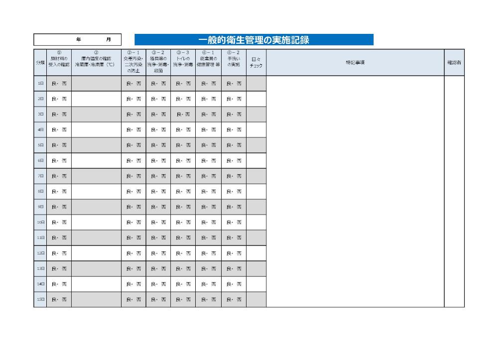 記録様式1