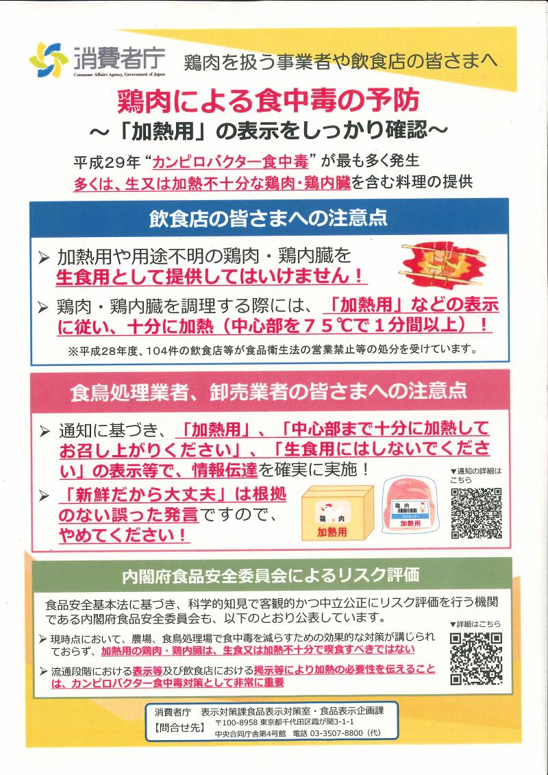 加熱調理用であることをしっかり確認