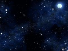 星が見える夜空