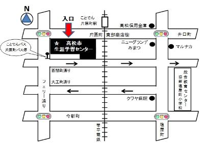 まなびCAN周辺地図の画像