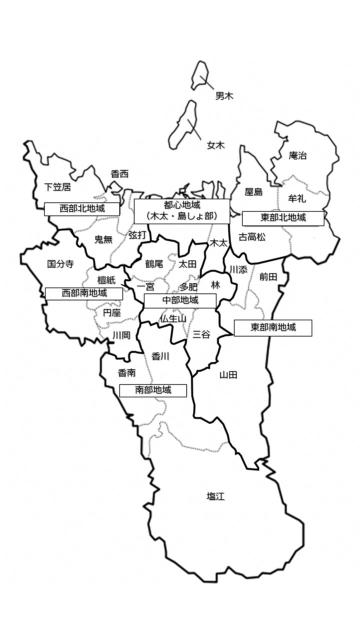 総合センターの位置図