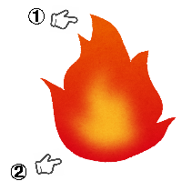 ほのおのイラスト