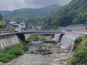 橋りょう上部工(遠景)