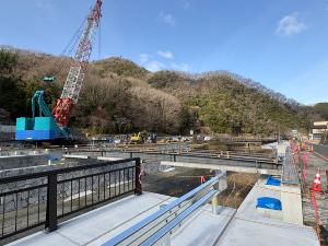 橋りょう上部工（近景）