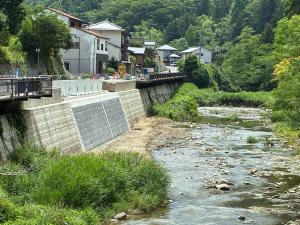 橋りょう下部工（遠景）